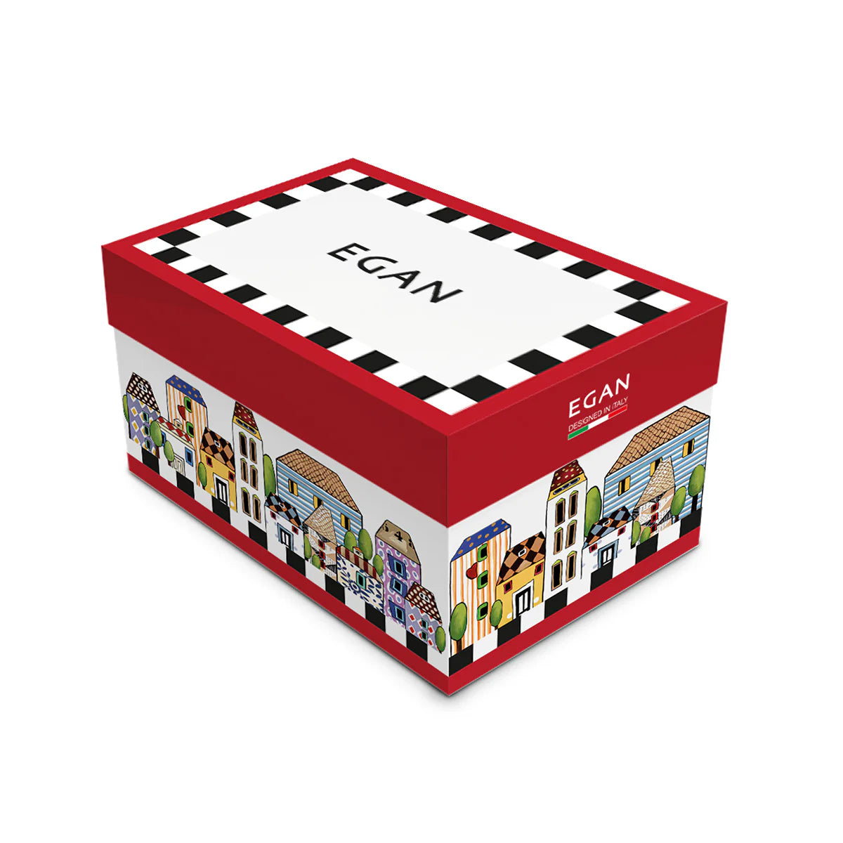 EGAN Tazza Colazione Paese Mio Rosso ml. 460