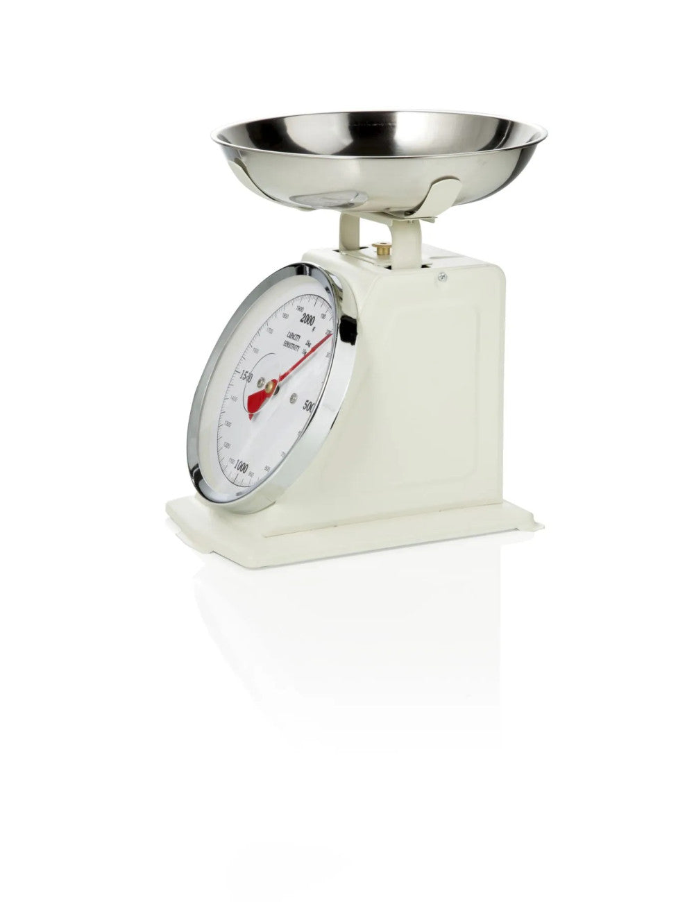 BILANCIA AVORIO 2 KG IN ACCIAIO INOX