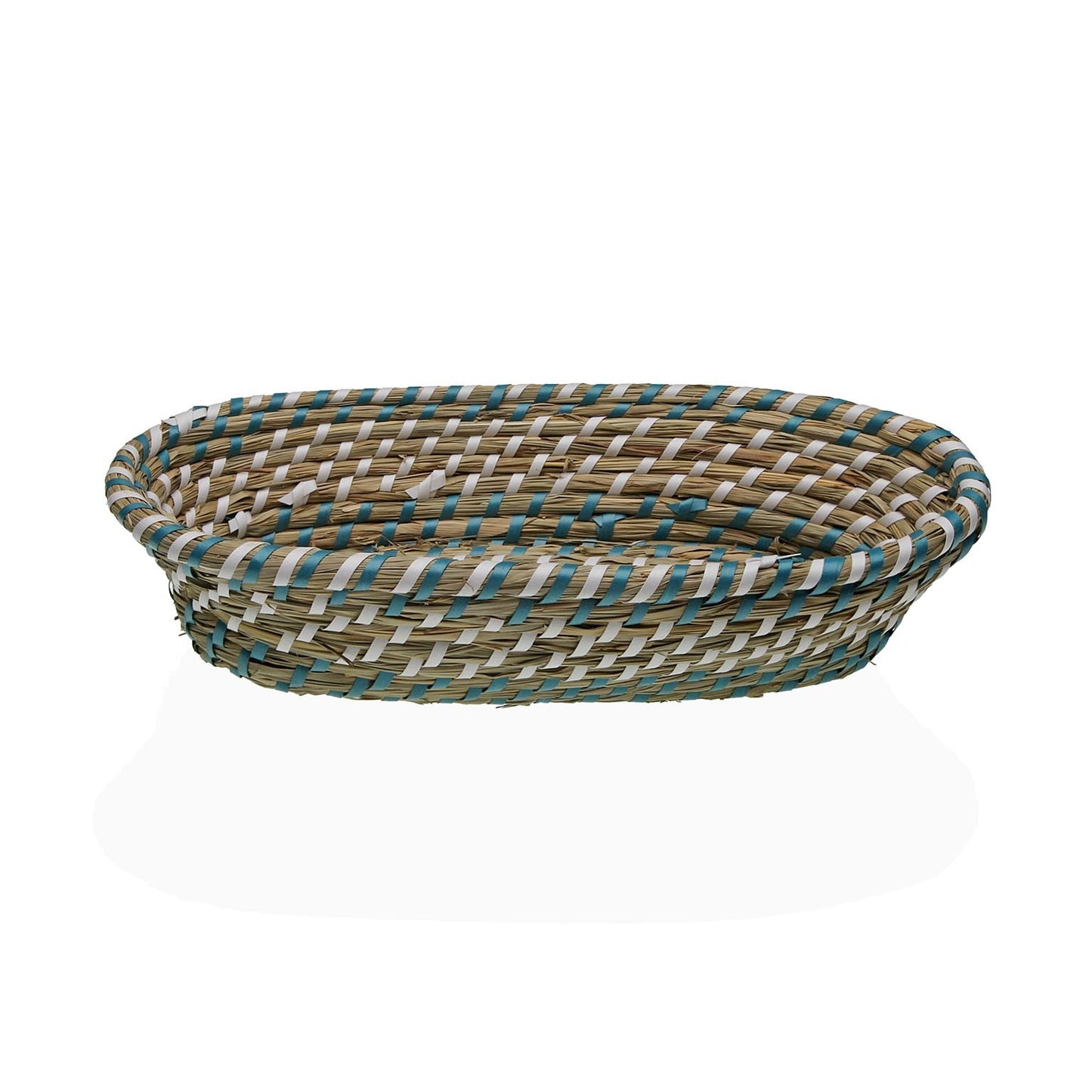 CESTINO BIANCO E BLU 35 CM - VERSA