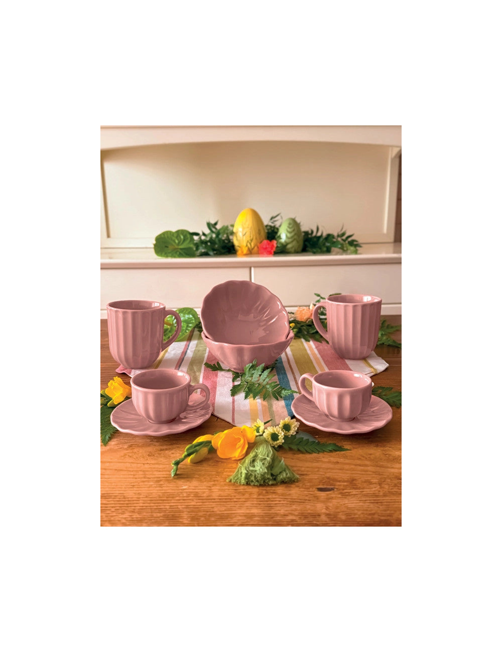 TAZZINA CAFFE' CALIPSO CIPRIA SET 2 PZ STONEWARE