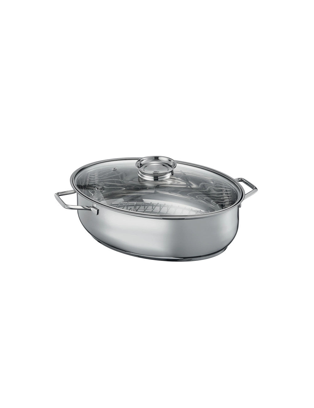 CUOCI ARROSTI EXECUTIVE INOX/ALLUMINIO C/COPERCHIO VETRO - BRANDANI