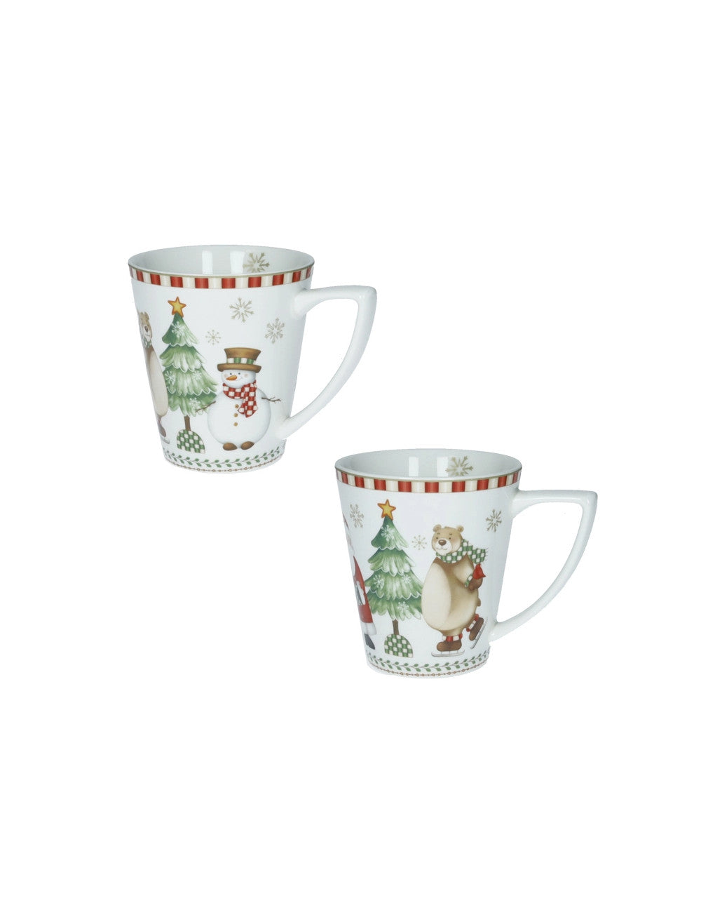 MUG RACCONTI SET 2 PZ NEW BONE CHINA BRANDANI