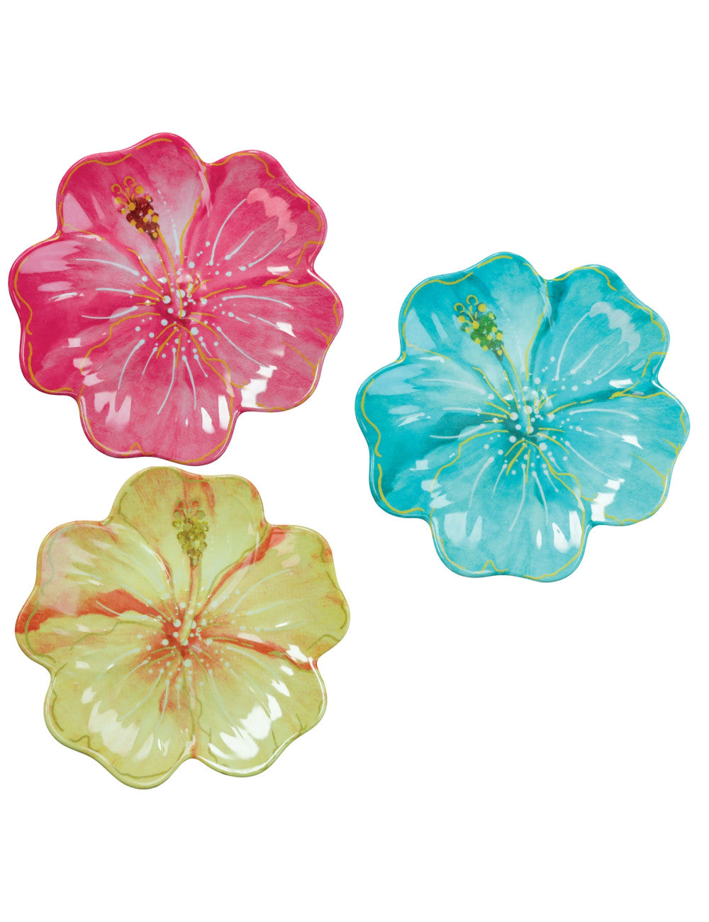 PIATTINO PRIMULA SET 6 PZ COLORI ASSORTITI MELAMINA