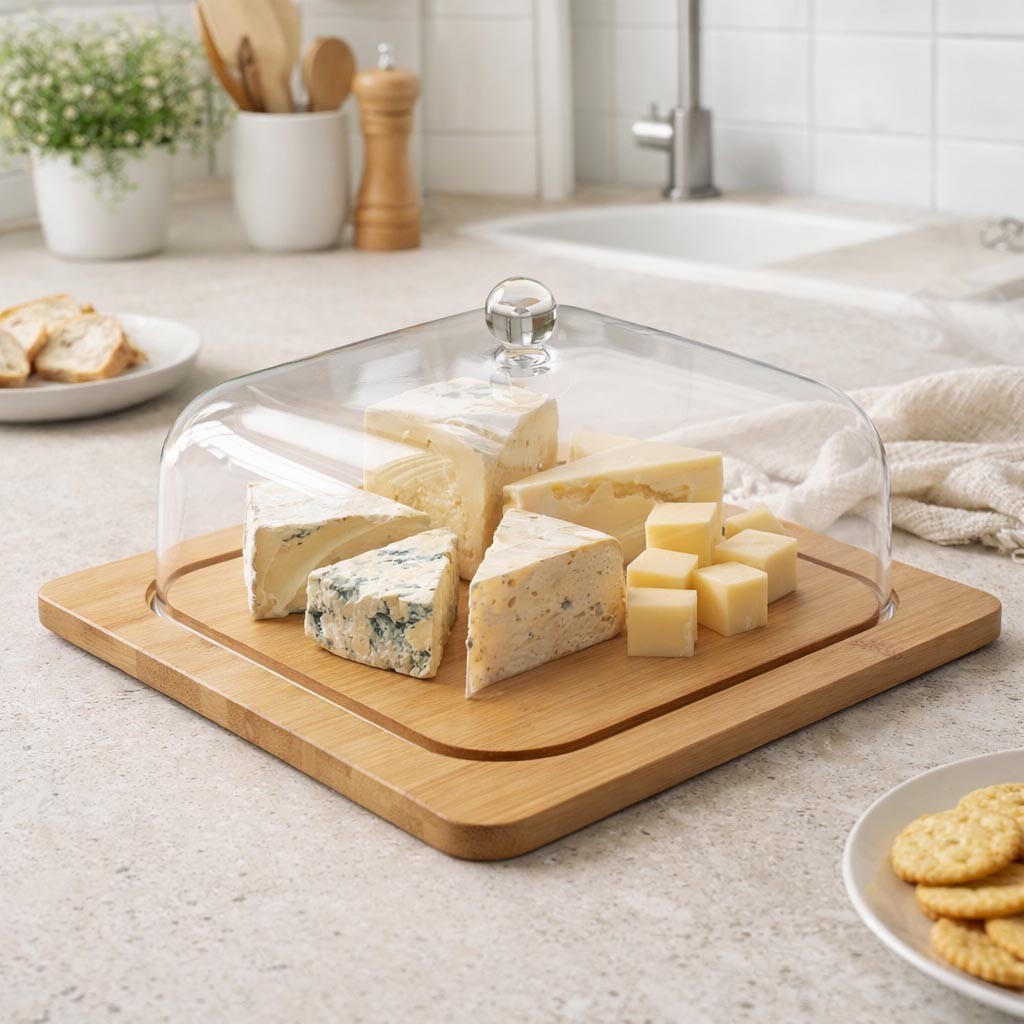 PORTA FORMAGGIO IN BAMBÙ 28CM - VERSA