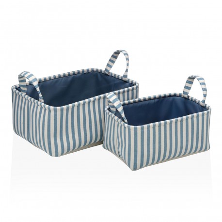 SET DUE CESTE RIGHE BLU - VERSA