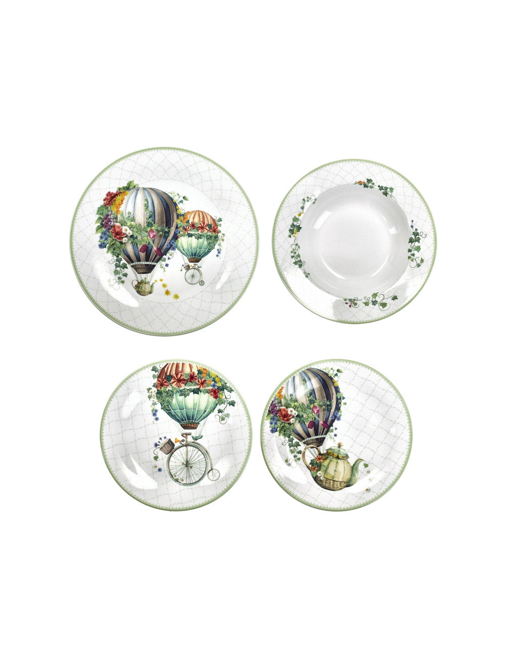 TAVOLA 18 PZ WONDERLAND PORCELLANA - BRANDANI