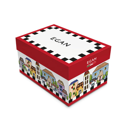 EGAN Tazza Colazione Paese Mio Rosso ml. 460