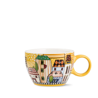 EGAN Tazza Colazione Paese Mio Giallo ml. 460