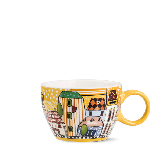 EGAN Tazza Colazione Paese Mio Giallo ml. 460