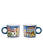 EGAN Set 2 Mini Mug Paese Mio Blu ml. 90