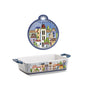 EGAN Set Sottopentola + Pirofila Paese Mio Blu