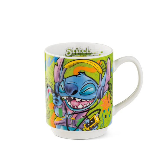EGAN Mug impilabile Stitch Verde ml.350  DISNEY