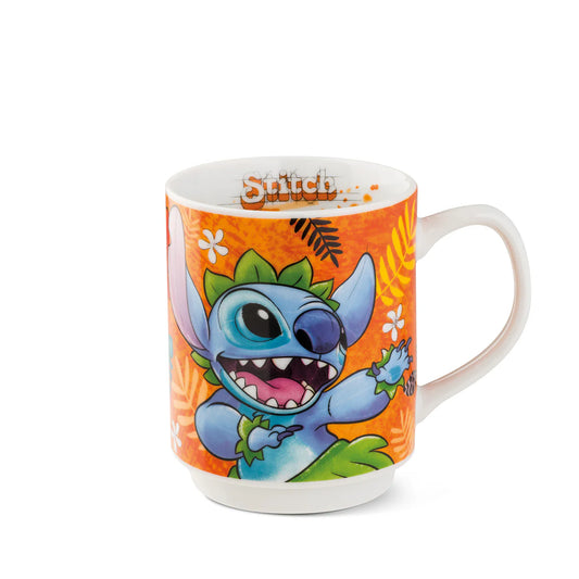 EGAN Mug impilabile Stitch Arancione ml.350  DISNEY