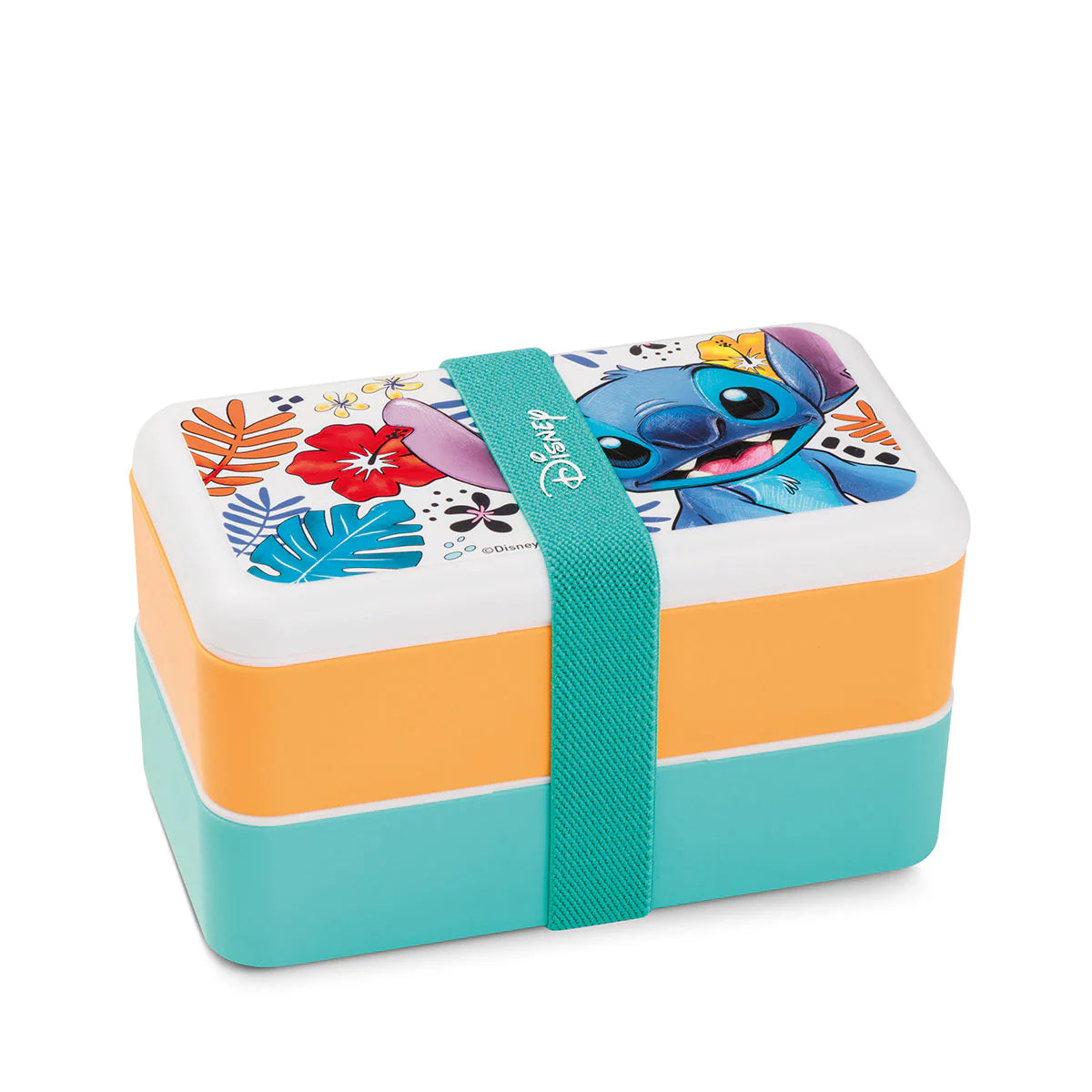 EGAN Lunch box Stitch bianca 18x10  DISNEY