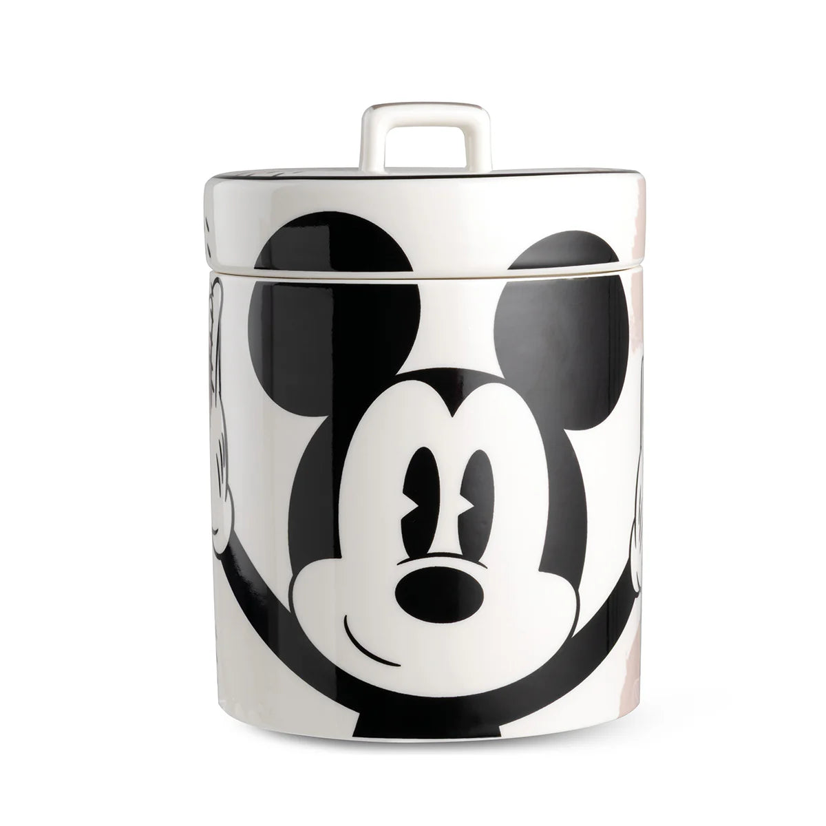 EGAN Barattolo/Biscottiera Mickey Mouse Enjoy Tortora Cm14x19