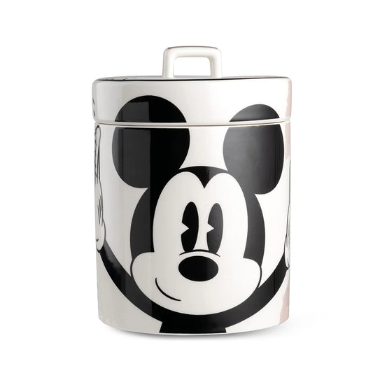 EGAN Barattolo/Biscottiera Mickey Mouse Enjoy Tortora Cm14x19