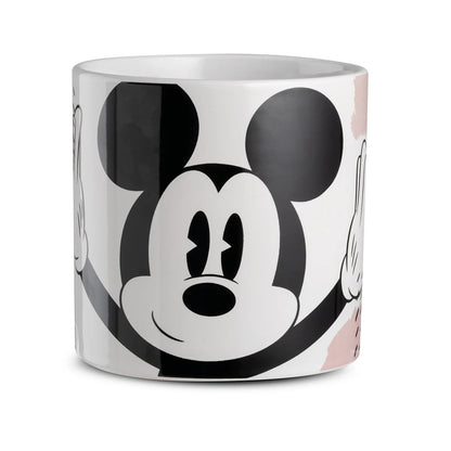 EGAN Vaso Mickey Mouse Tortora Enjoy 12x12 Cm