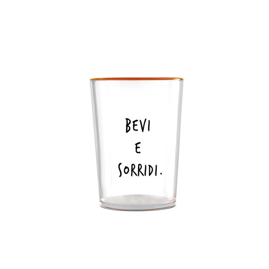 EGAN Bicchiere Smile Bevi E Sorridi Ml 480