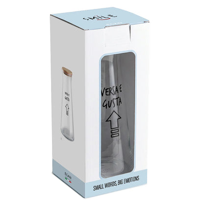 EGAN Caraffa C/Tappo Smile Solo Cose Buone L 1