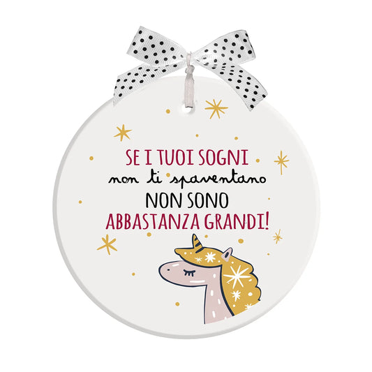 EGAN Formella Pensieri&Parole ''Unicorno'' D14