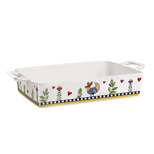 EGAN Pirofila Cocorico' Giallo Cm 37,5x22