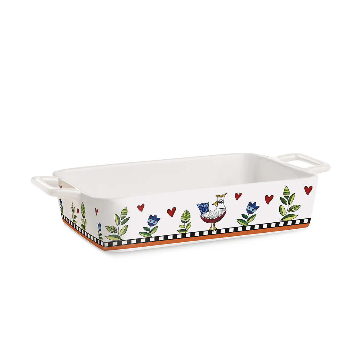 EGAN Pirofila Cocorico' Arancio Cm 35x19