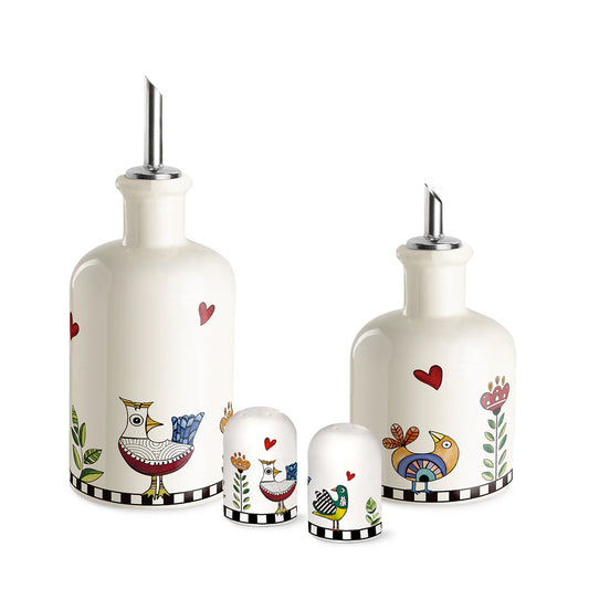 EGAN Set Olio e Aceto + Sale e Pepe Cocoricò