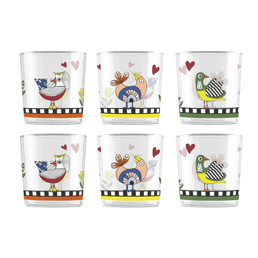 EGAN Set 6 Bicchieri Cocorico'