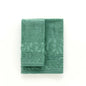 Set Asciugamani 1+1 In Spugna Jacquard Floreale Tula Linea Oro
