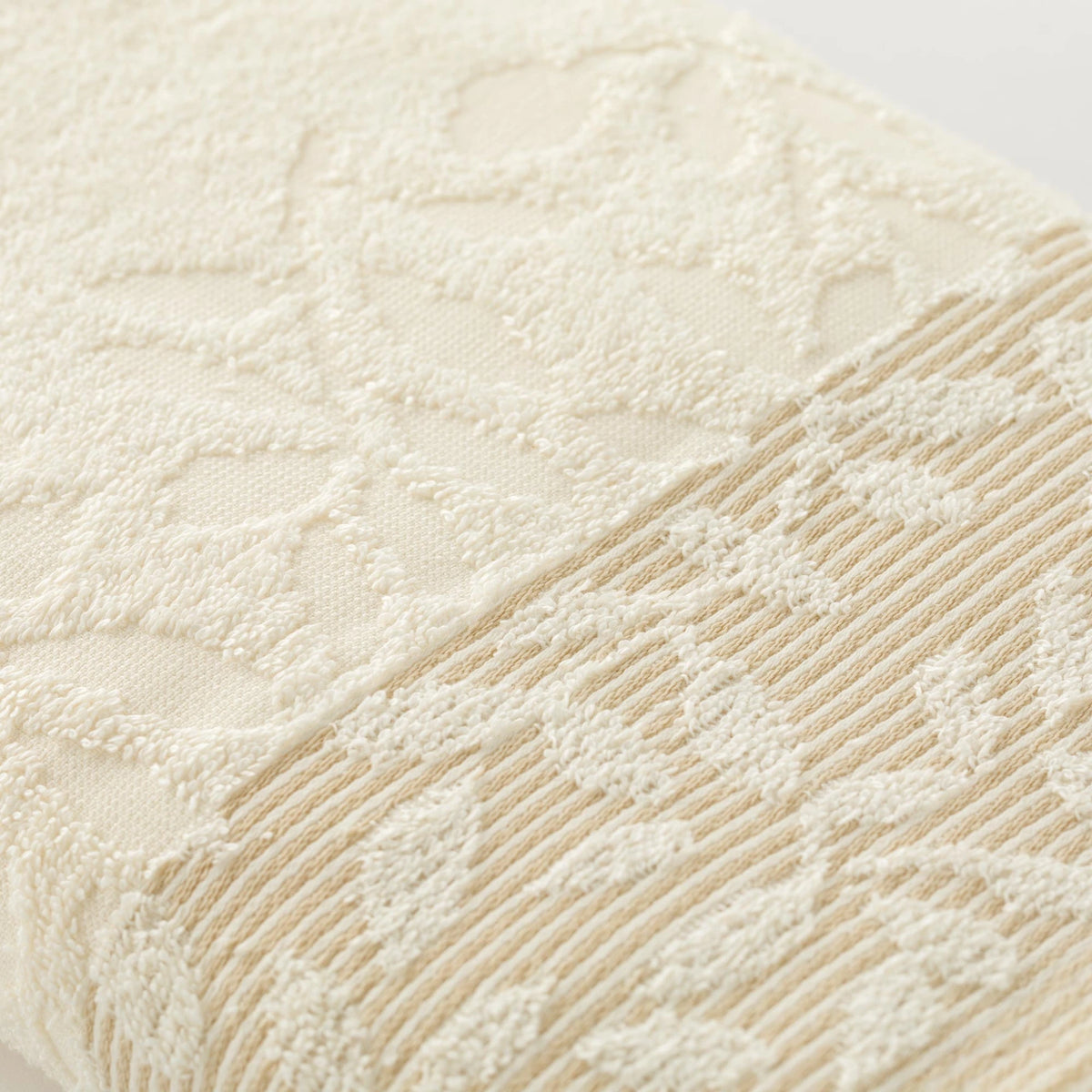 Telo Bagno 90x140 Cm In Spugna Jacquard Floreale Tula Linea Oro