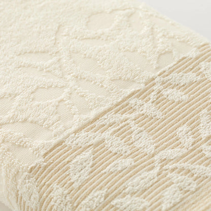 Telo Bagno 90x140 Cm In Spugna Jacquard Floreale Tula Linea Oro