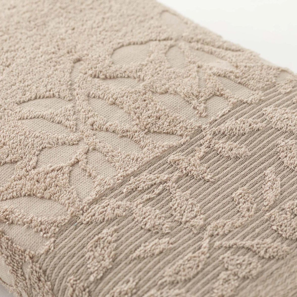 Telo Bagno 90x140 Cm In Spugna Jacquard Floreale Tula Linea Oro