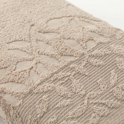 Telo Bagno 90x140 Cm In Spugna Jacquard Floreale Tula Linea Oro