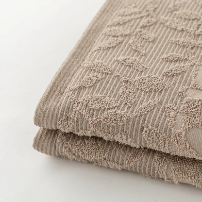 Telo Bagno 90x140 Cm In Spugna Jacquard Floreale Tula Linea Oro