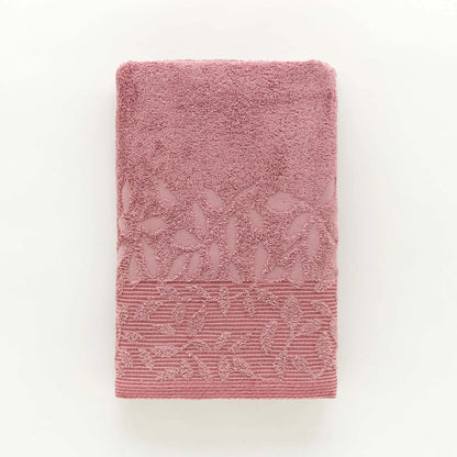 Telo Bagno 90x140 Cm In Spugna Jacquard Floreale Tula Linea Oro