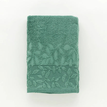 Telo Bagno 90x140 Cm In Spugna Jacquard Floreale Tula Linea Oro
