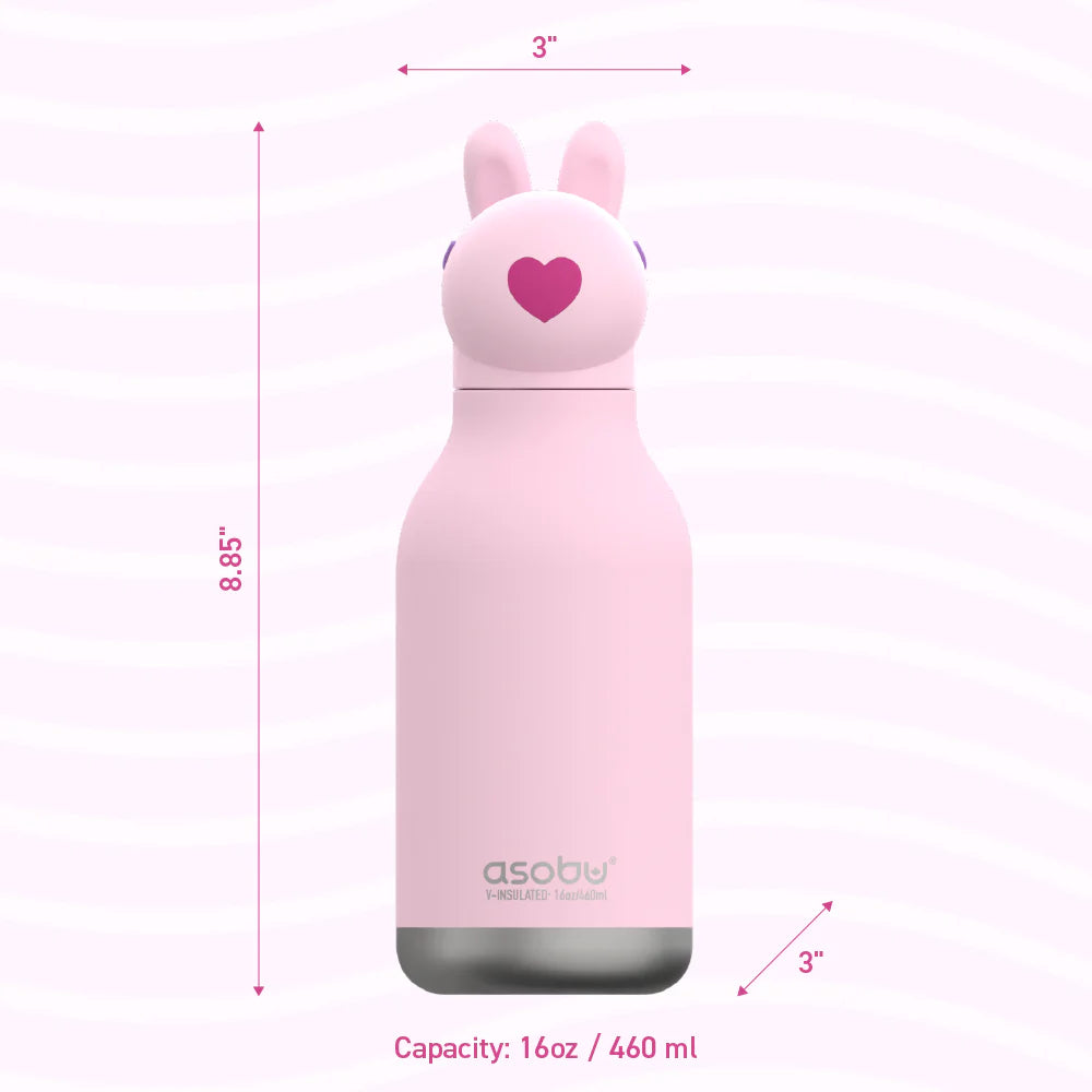BOTTIGLIA TERMICA PINK BUNNY 475ML