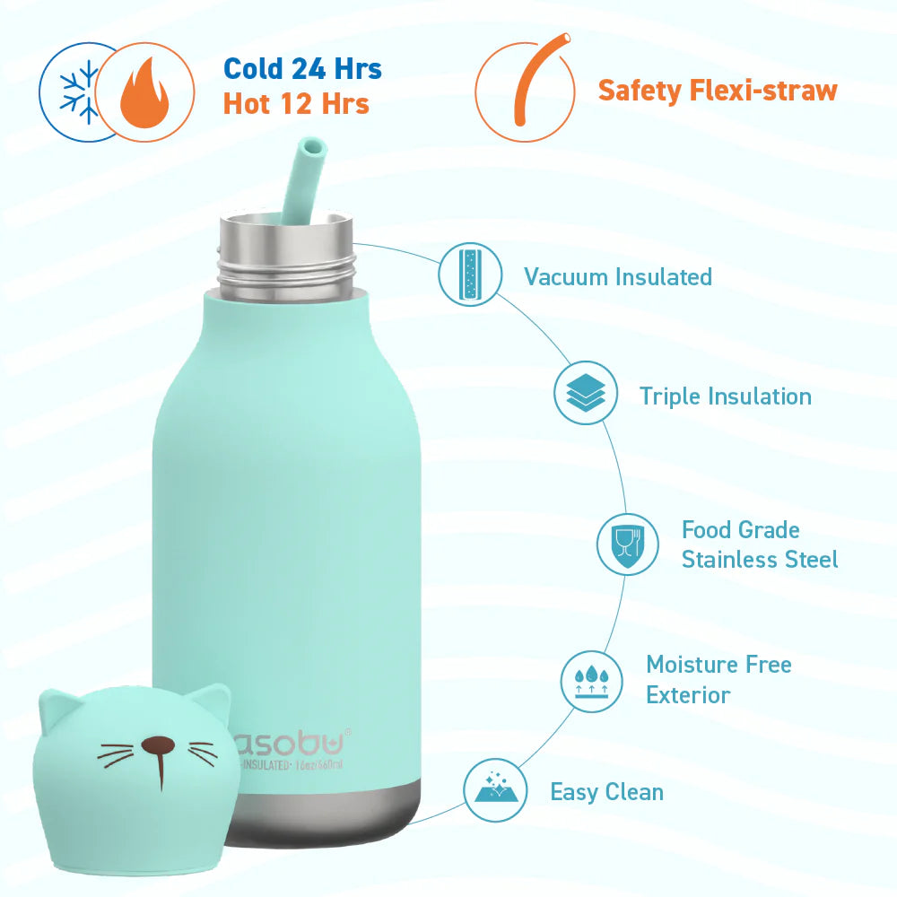 BOTTIGLIA TERMICA KITTY 475ML