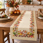 Runner Autunnale Sottobosco Stampa Digitale 100% Cotone 45x150cm - Linea Oro