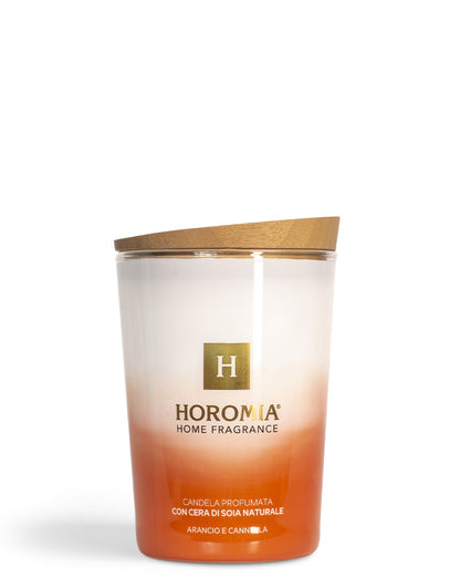 HOROMIA Candela Profumata Lino e fior di cotone 350g