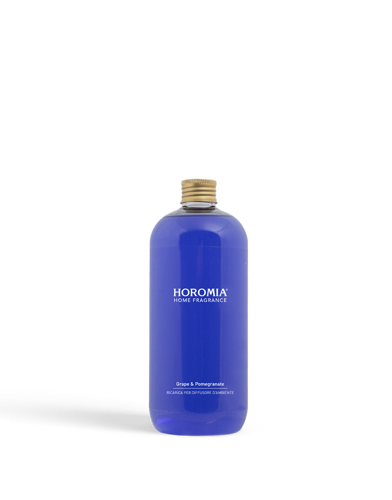 HOROMIA Ricarica per Diffusore a Bastoncini Grape & Pomegranate 500ml