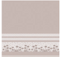 Set Asciugamani 1+1 In Spugna Jacquard Suele Linea Oro