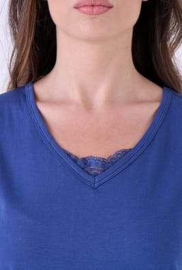 PIGIAMA CORTO DONNA COTONE MEZZA MANICA 3645S PIGIAMIAMOCI