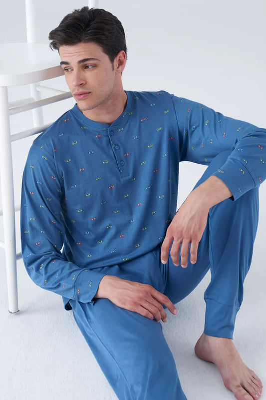 Pigiama Uomo Fantasia Occhiali