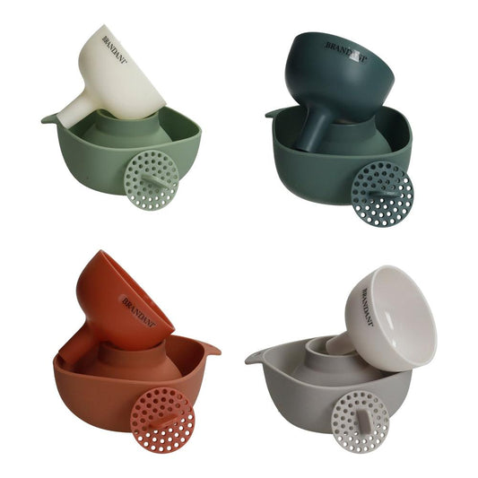 IMBUTO CON FILTRO REMOVIBILE COLORI ASSORTITI SILICONE/PP