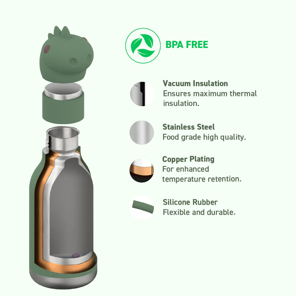 BOTTIGLIA TERMICA DINOSAURO 475ML