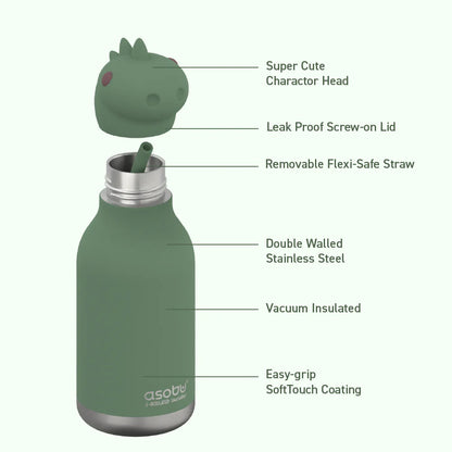 BOTTIGLIA TERMICA DINOSAURO 475ML