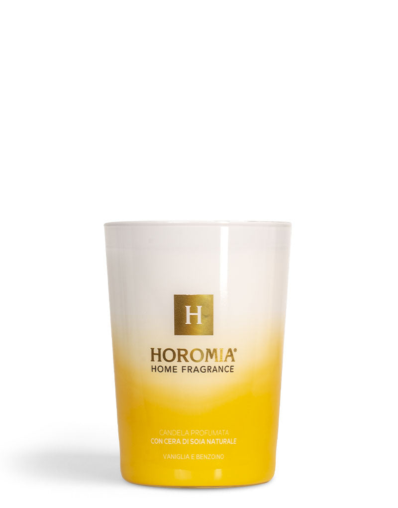 HOROMIA Candela Profumata Vaniglia e benzoino 350g