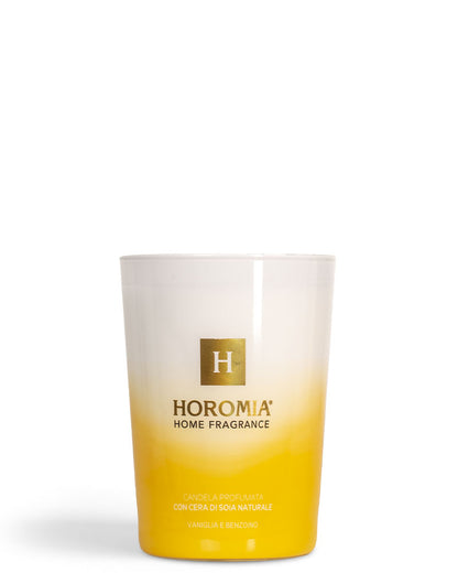 HOROMIA Candela Profumata Vaniglia e benzoino 350g