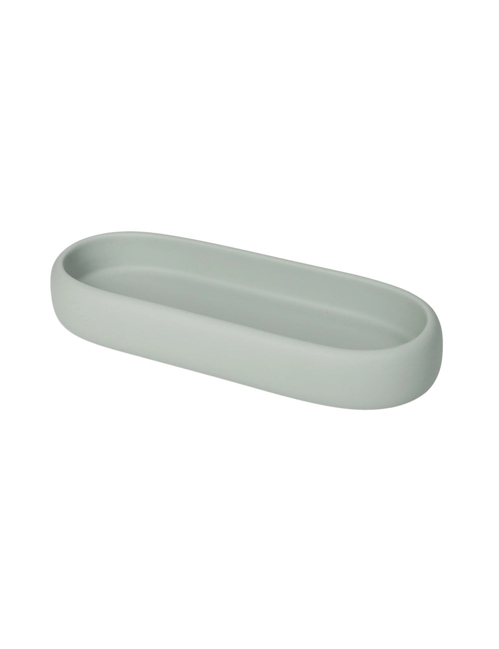 Brandani ACCESSORI BAGNO LINEAR VERDE SALVIA SET 3 PZ POLIRESINA